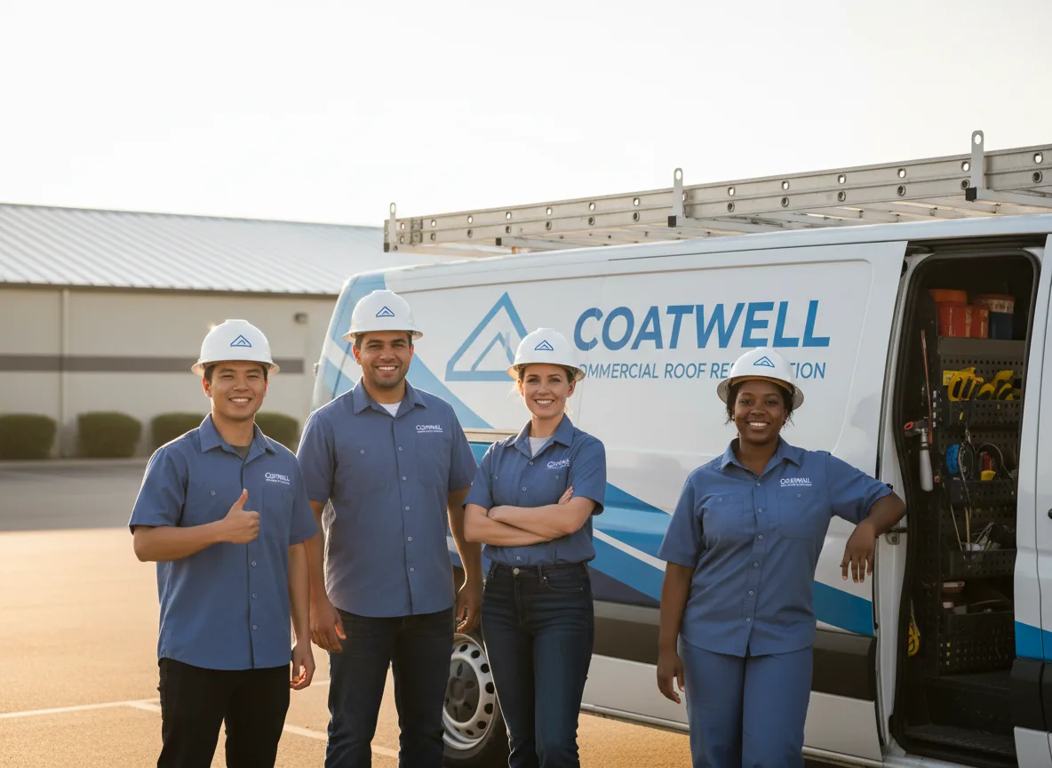 Commercial roof coating company in Levan, UT
